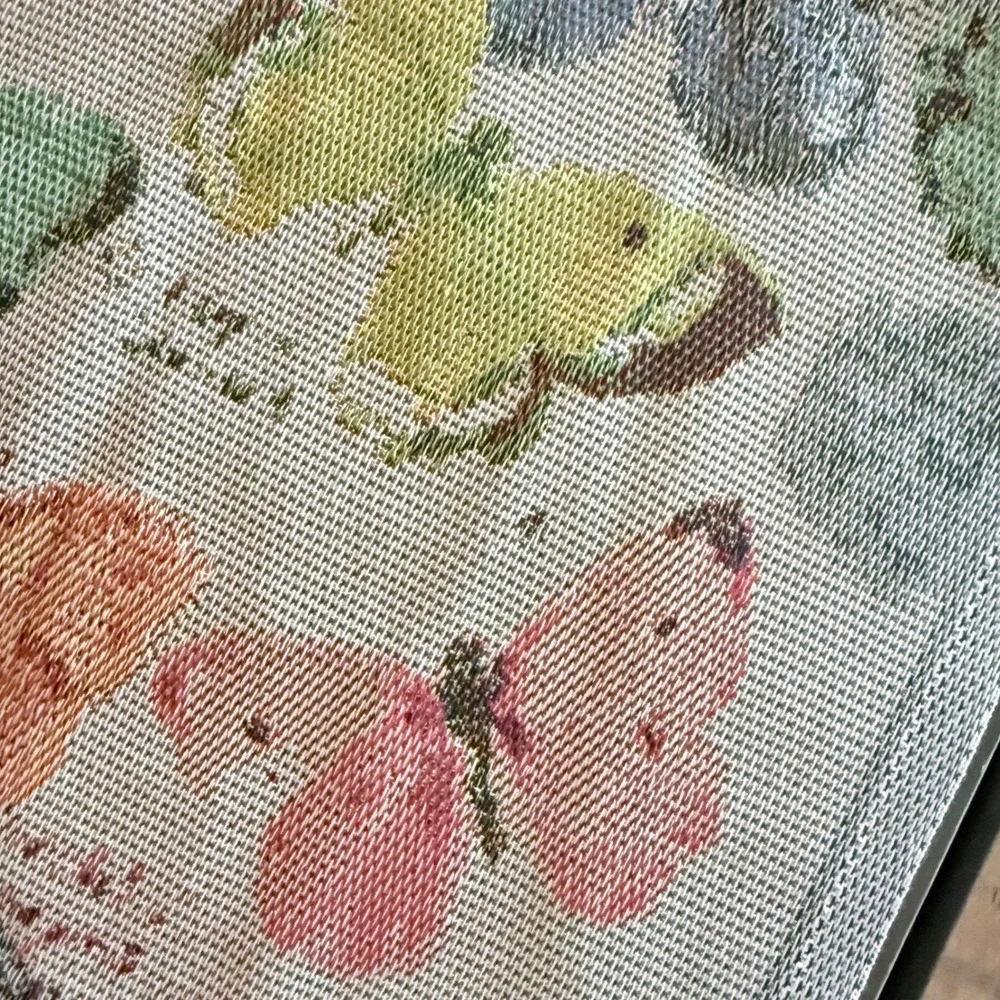Ekelund Fjarilar Hand Towel Unisex 16x24 Multicolor NEW Organic Cotton Butterfly